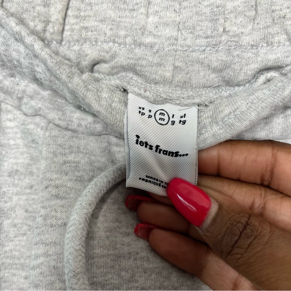 Urban Outfitters iets frans Women Pants Medium Gray High Rise Flare Wide Leg - Picture 7 of 12